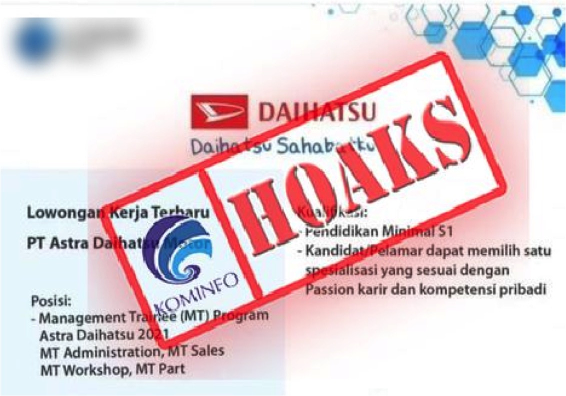 Featured image of post Formulir Online Pt Astra Daihatsu Motor Pt astra daihatsu motor disingkat adm adalah agen tunggal pemegang merk mobil daihatsu di indonesia