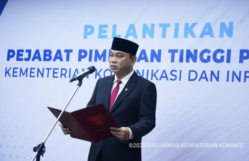 Menkominfo Resmi Lantik 7 Pejabat, Termasuk Pengurus PDN