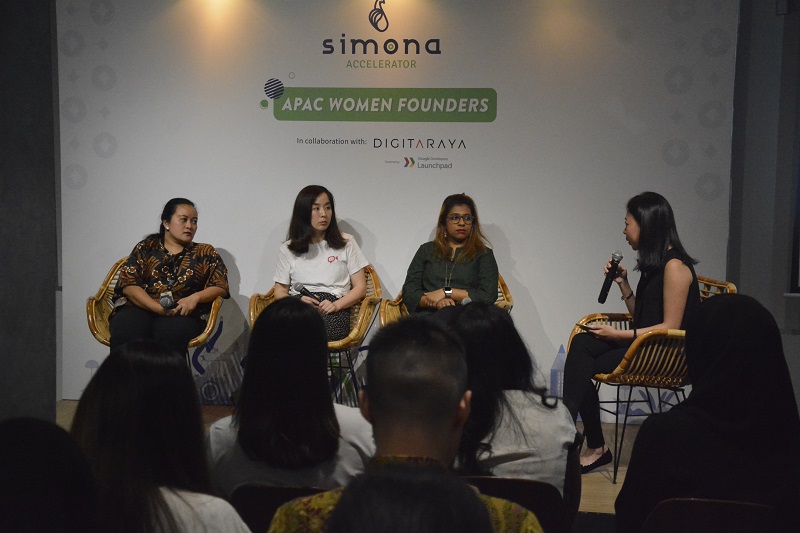 Diskusi Panel Simona Ventures APAC Women Founders